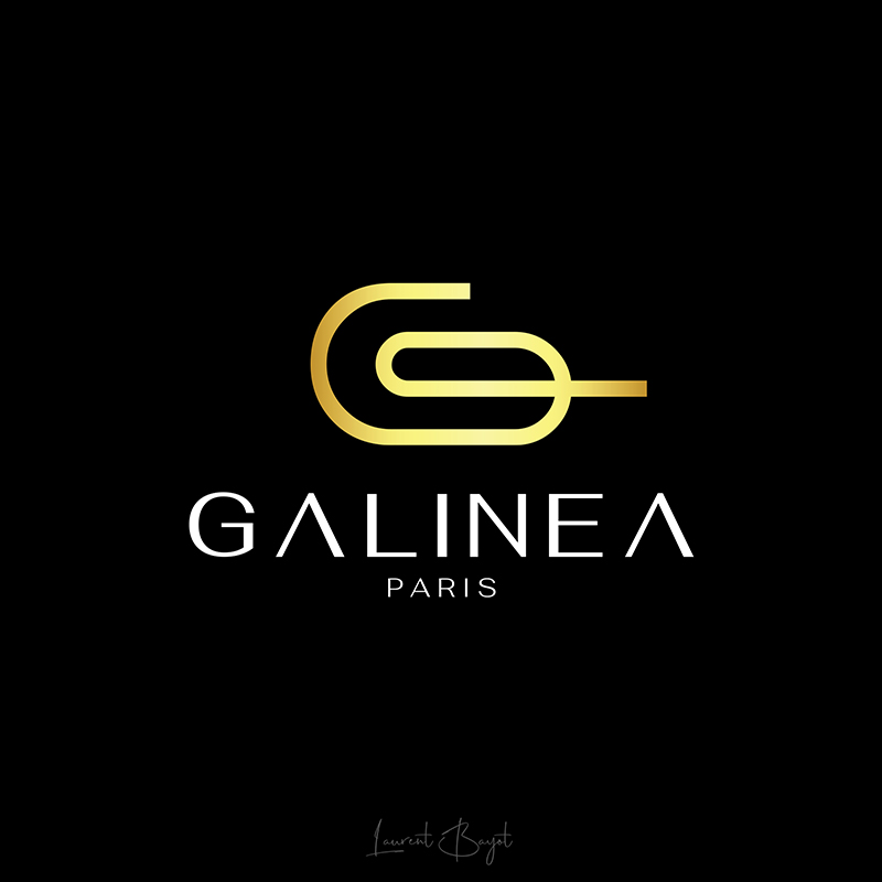 logo de luxe en or