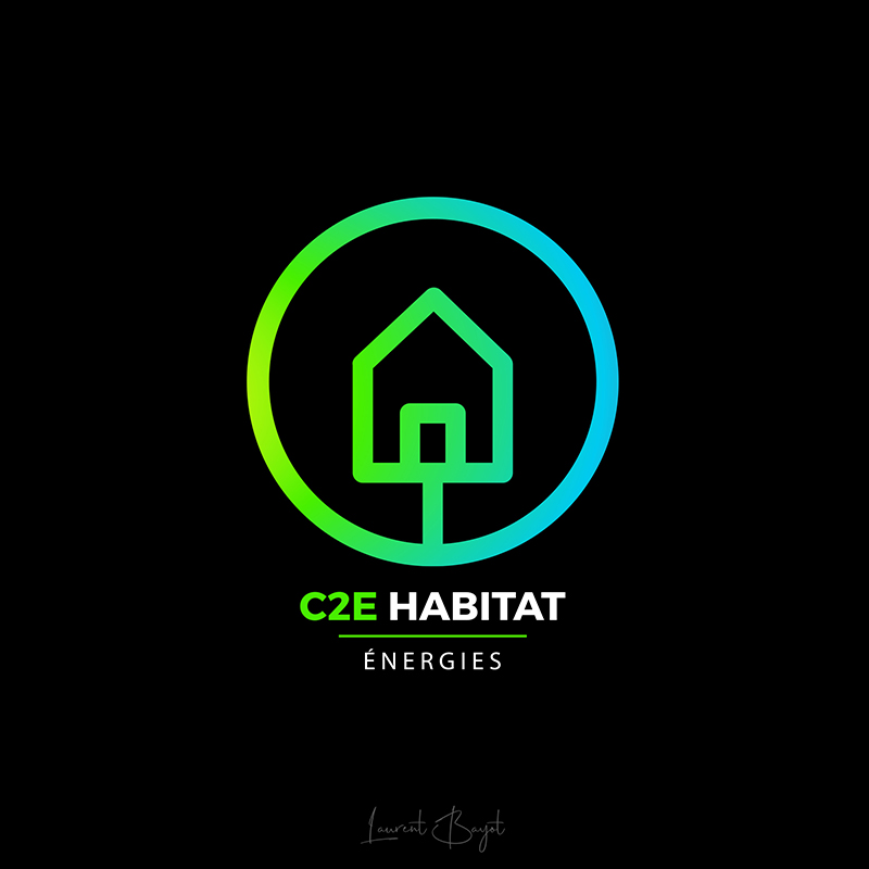 logo rond luxe vert bleu