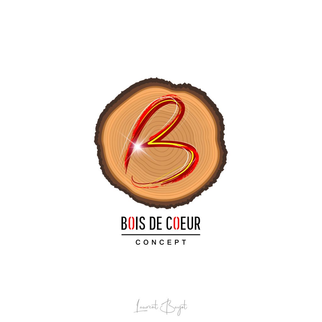 logo menuiserie rond bois