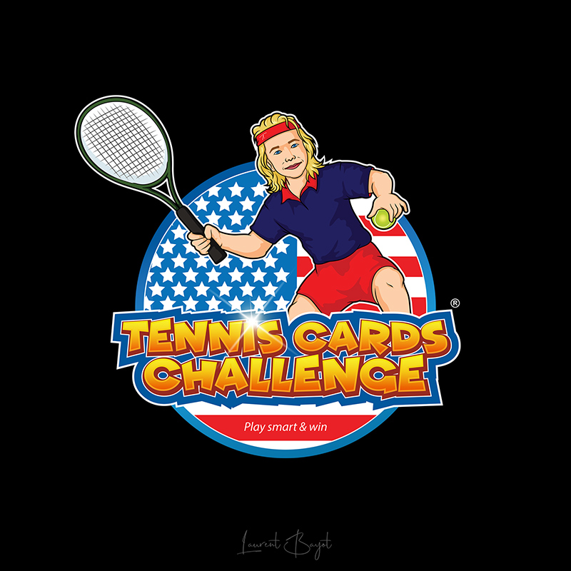 logo mascotte usa tennis